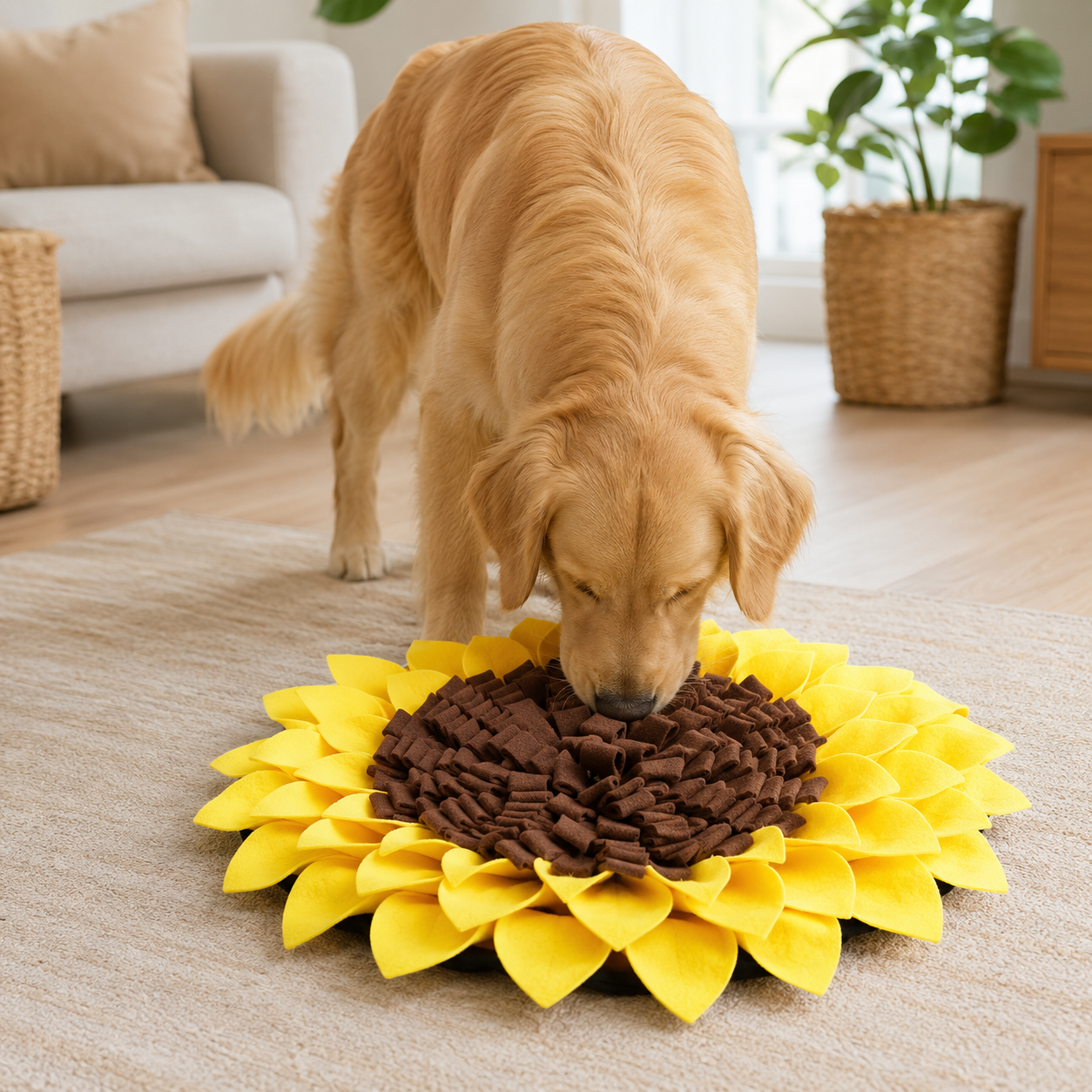 Sunflower Snuffle Feeding Mat