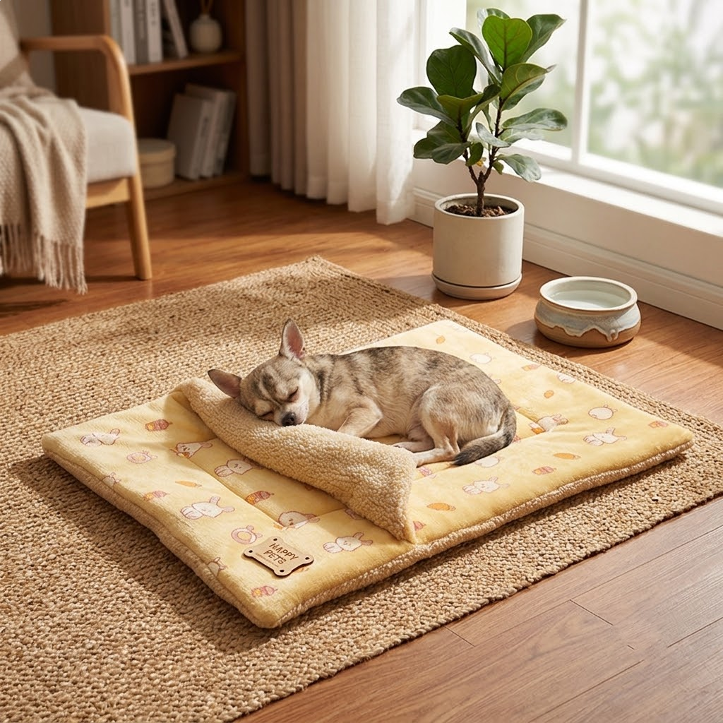 Bear Pattern Pet Blanket.