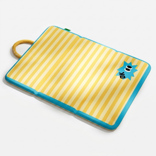 Striped Waterproof Pet Mat.