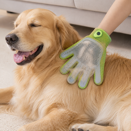 Double-Sided Pet Grooming Glove.