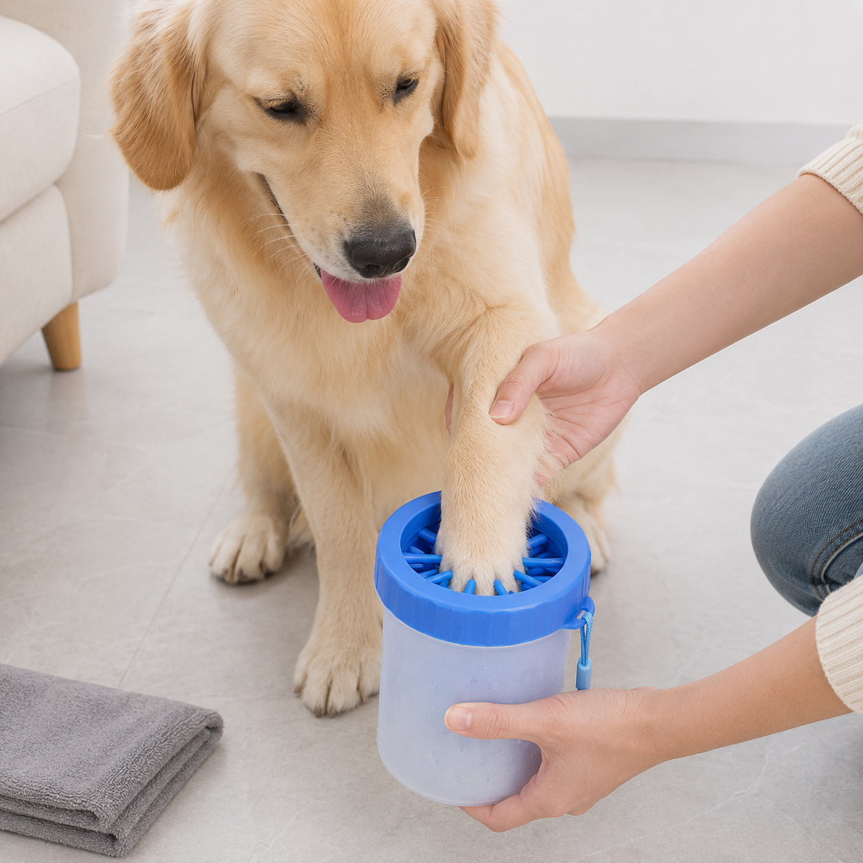 Portable Dog Paw Cleaner Cup