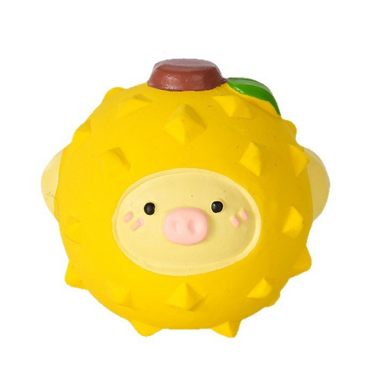 Durian Pig Latex Squeaky Dog Toy.